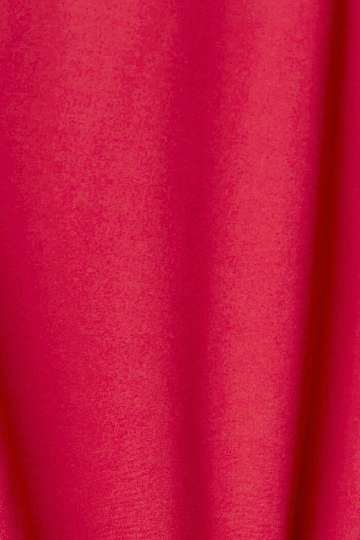Sweatshirt mit Kordelzug am Halsausschnitt, CHERRY RED, detail image number 1