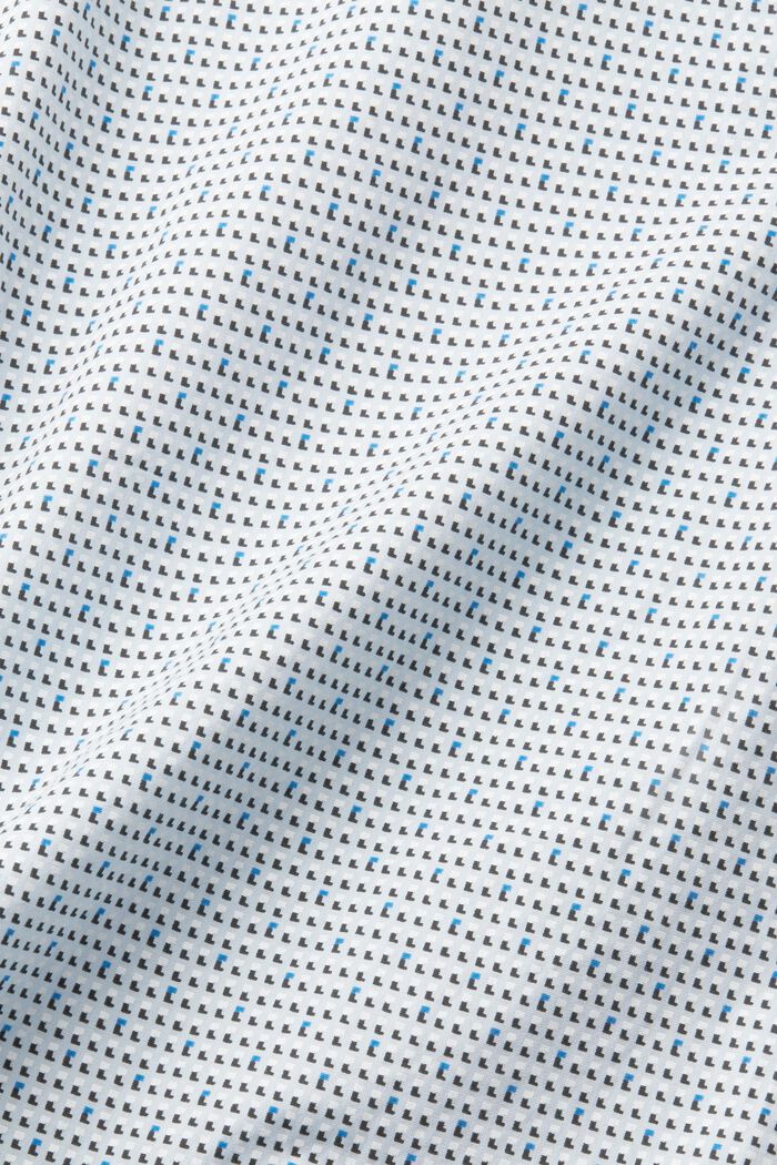 Schmal geschnittenes Hemd mit Allover-Dessin, LIGHT BLUE, detail image number 5