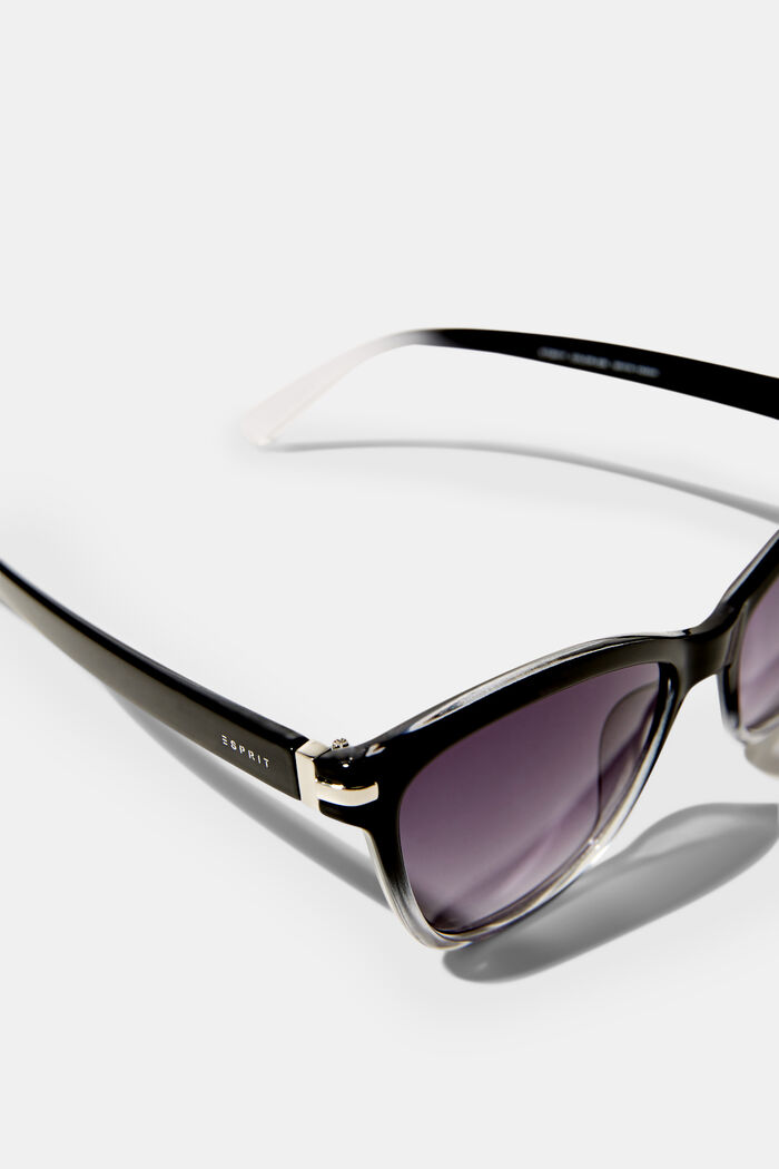 Cateye-Sonnenbrille mit Farbverlauf, BLACK, detail image number 1