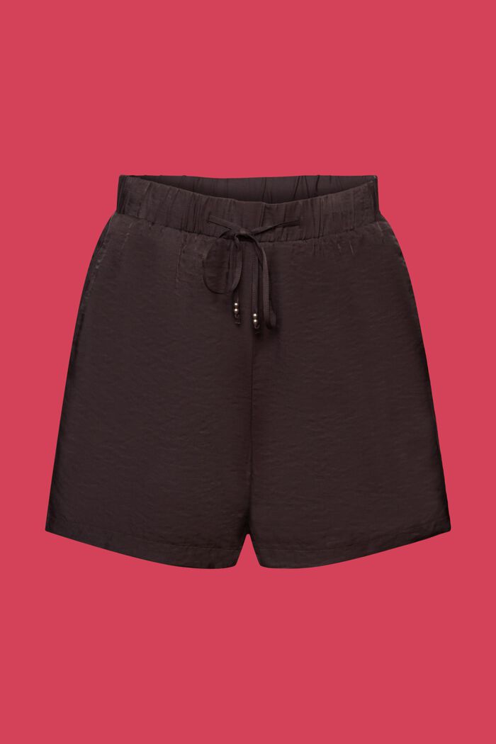 Pull-on-Shorts aus Satin, ANTHRACITE, detail image number 7