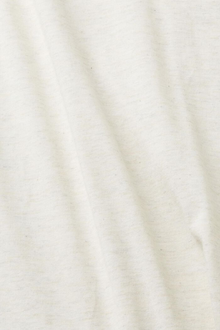 T-Shirt mit geblümtem V-Ausschnitt, ICE, detail image number 4