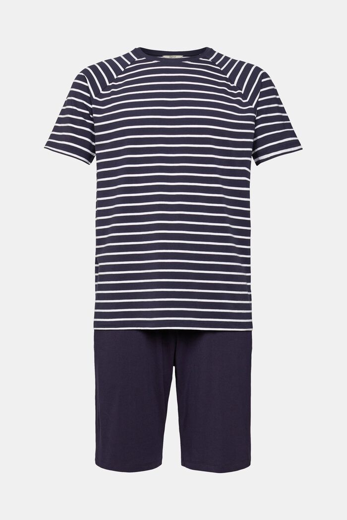 Jersey-Pyjama mit Shorts, NAVY, detail image number 5