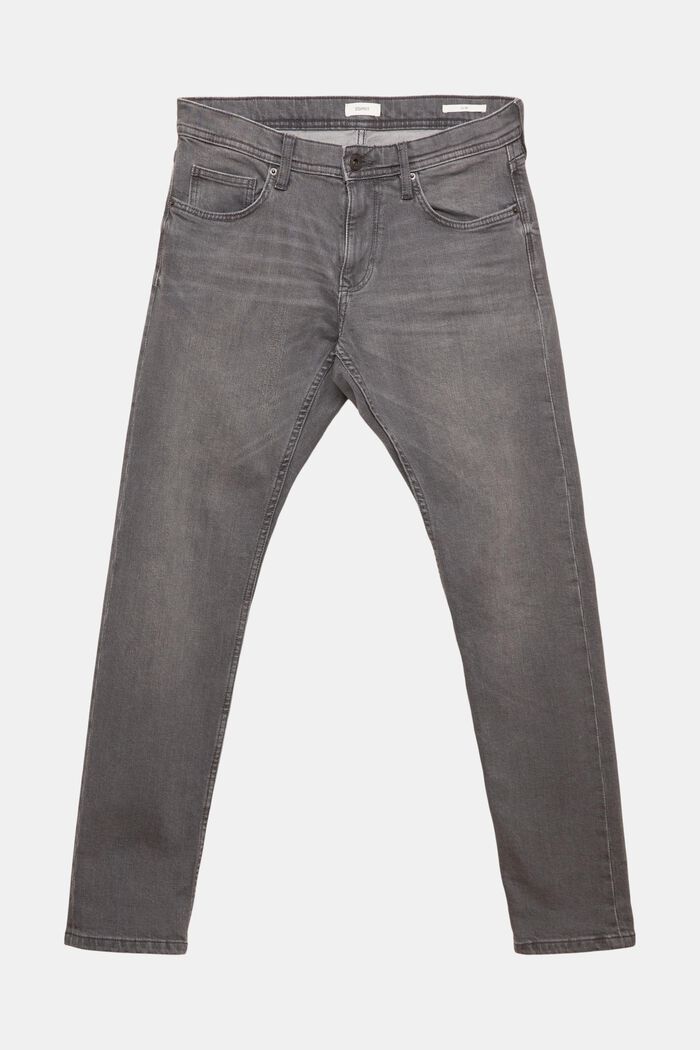 Stretch-Jeans mit Organic Cotton, GREY MEDIUM WASHED, detail image number 7