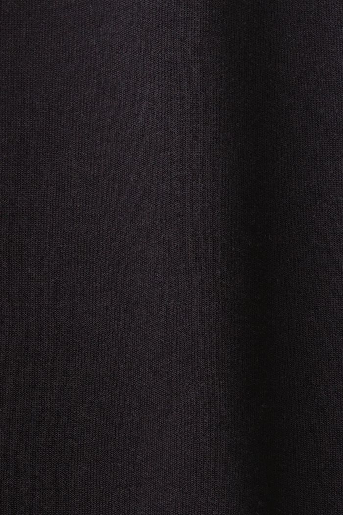 Klassisches Sweatshirt, Baumwollmix, BLACK, detail image number 4