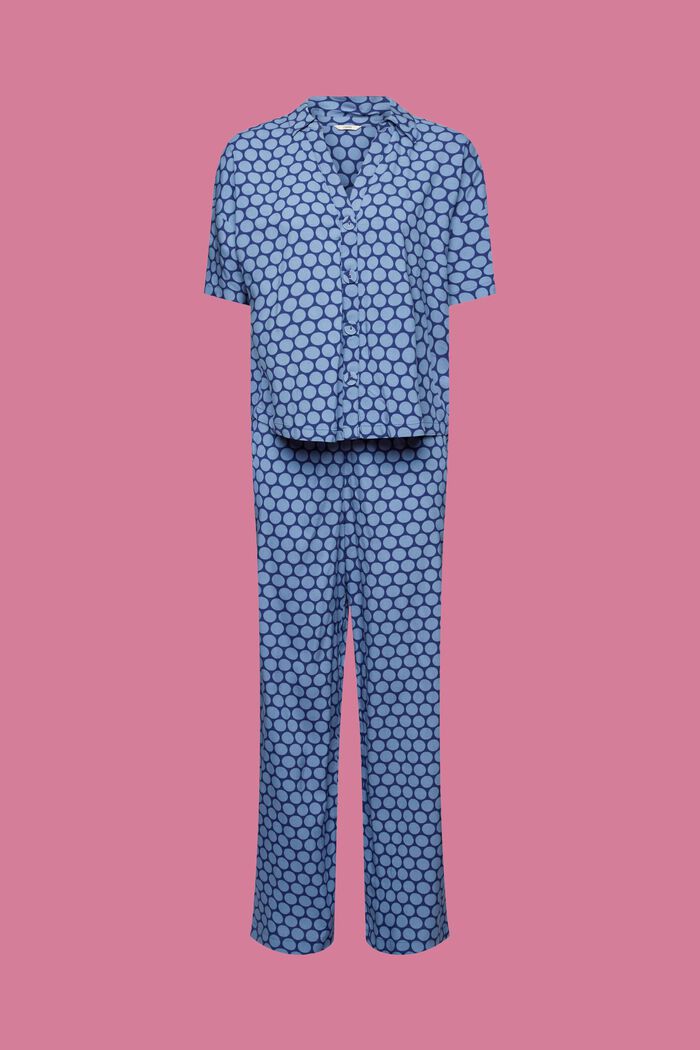 Pyjama mit Pünktchenprint, DARK BLUE, detail image number 6