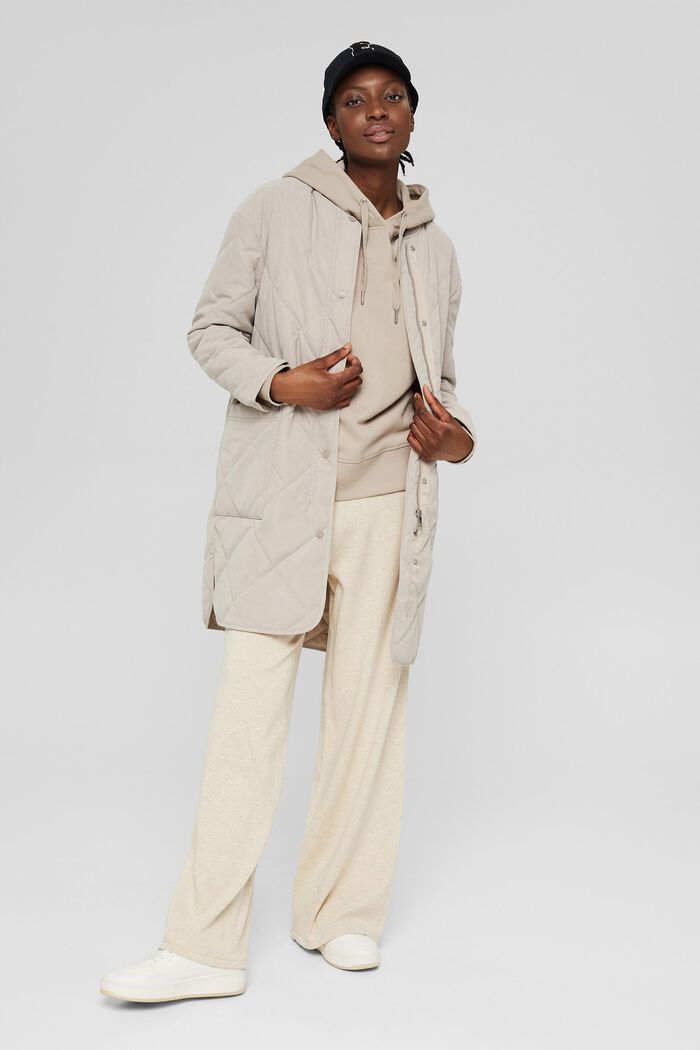 Women Sweatshirts & -jacken | Hoodie mit Zippern aus 100% Baumwolle - SB41340