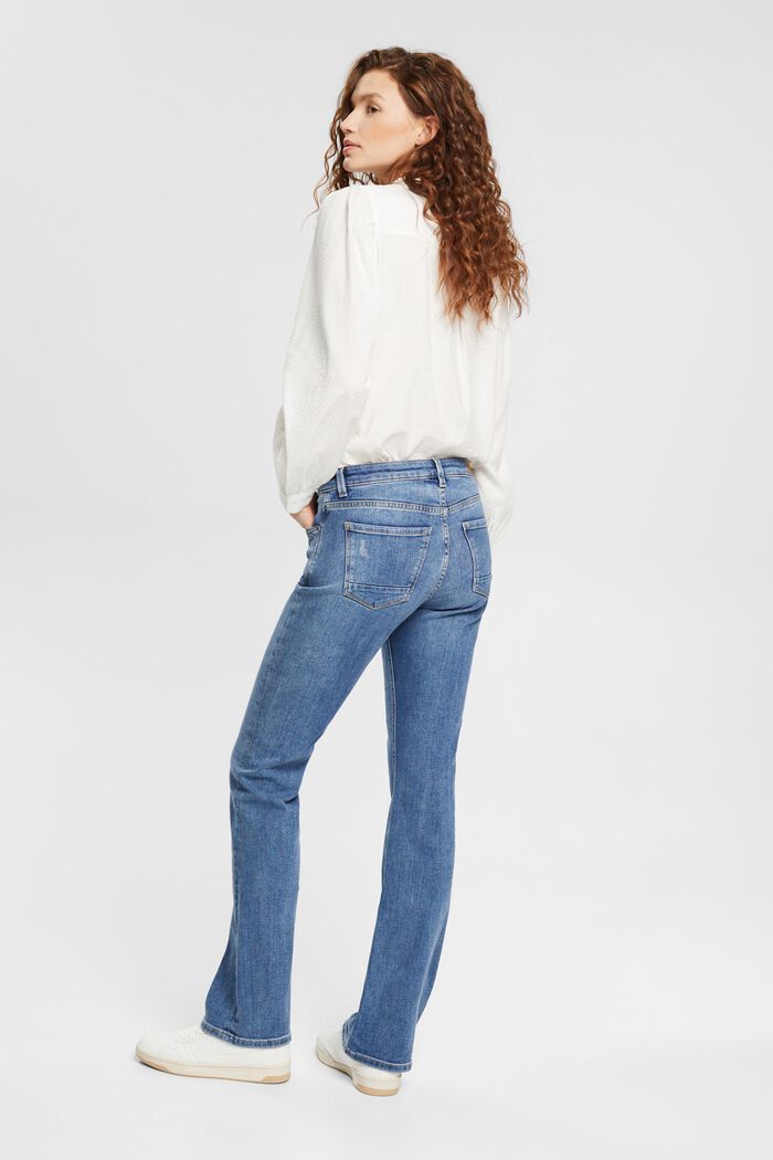 Superstretch-Jeans mit Organic Cotton, BLUE MEDIUM WASHED, detail image number 4