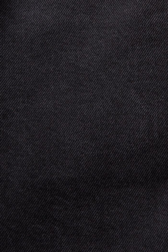 Gerade geschnittene, schmal zulaufende Jeans, BLACK DARK WASHED, detail image number 5