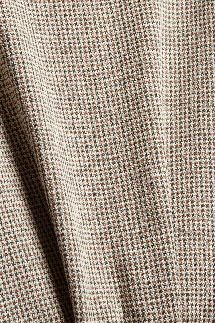 Recycelt: Jerseykleid mit Hahnentritt-Muster, CAMEL, detail image number 4