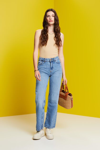 Jeans im 80er-Jahre Look mit gerader Passform