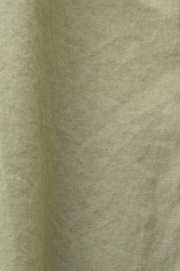 Kurzärmeliges Button-Down-Hemd, LIGHT KHAKI, detail image number 4