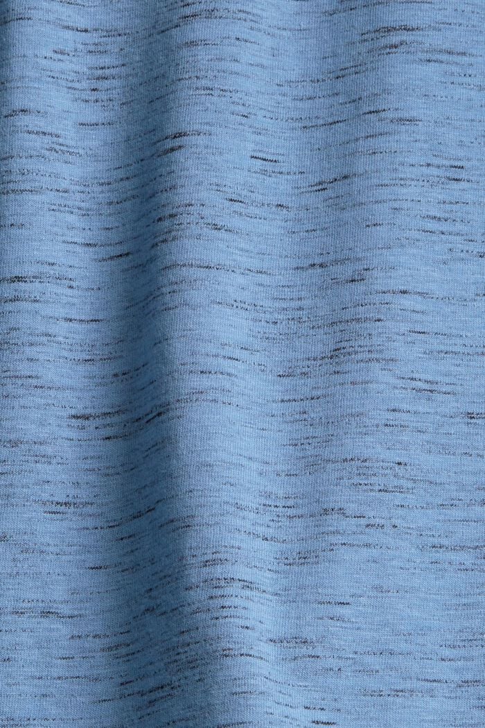 Jersey-T-Shirt aus Baumwoll-Mix, BLUE, detail image number 4