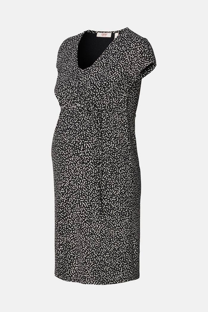 MATERNITY Kleid mit Stillfunktion und Print, DEEP BLACK, detail image number 5