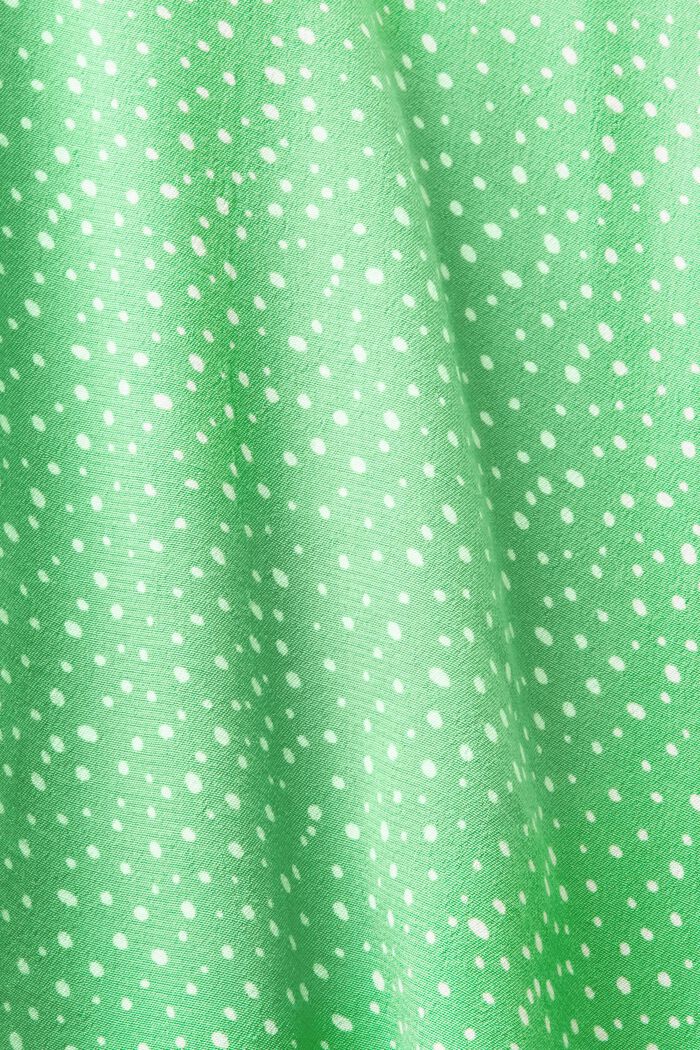 Bedruckte Bluse mit V-Ausschnitt, CITRUS GREEN, detail image number 4
