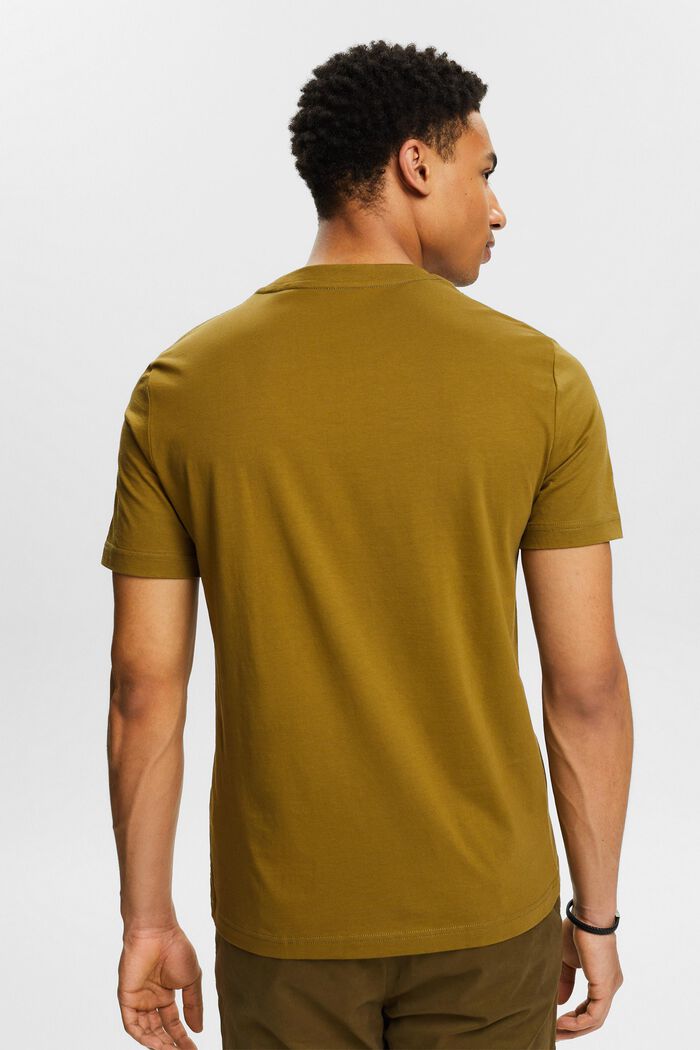 T-Shirt aus Bio-Baumwoll-Jersey, OLIVE, detail image number 2
