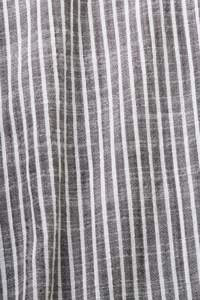 Hemdblusenkleid mit Gürtel, 100 % Baumwolle, ANTHRACITE, detail image number 5