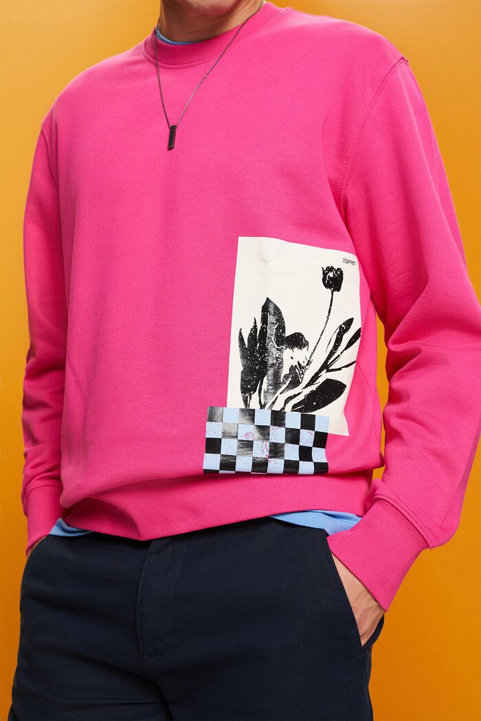 Sweatshirts, PINK FUCHSIA, detail image number 2