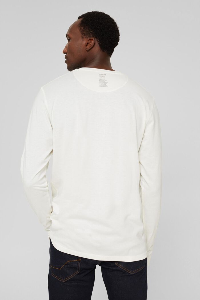 Recycelt: Jersey-Longsleeve mit THERMOLITE®, OFF WHITE, detail image number 3
