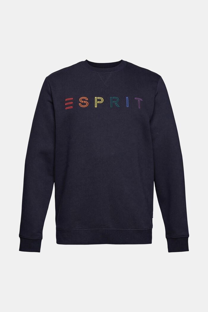 Recycelt: Sweatshirt mit Logostickerei