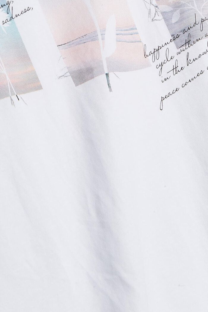 T-Shirt mit kunstvollem Print, WHITE, detail image number 4