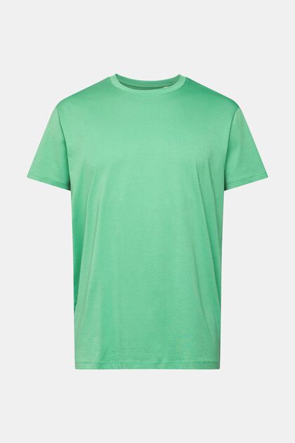 Jersey T-Shirt, 100% Baumwolle, GREEN, overview