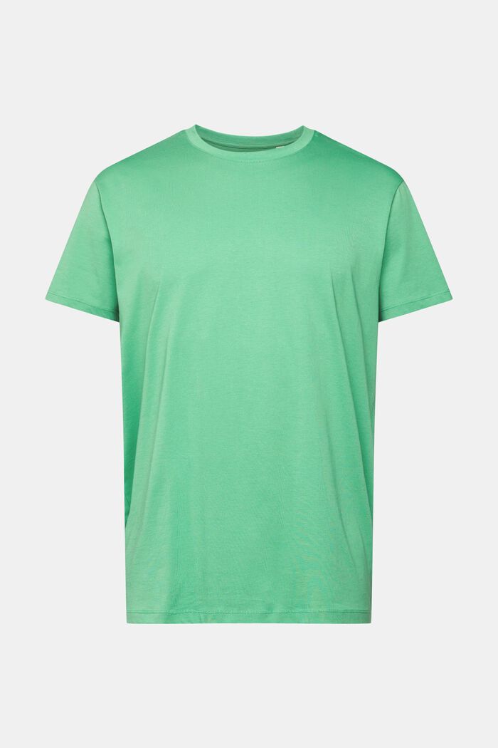 Jersey T-Shirt, 100% Baumwolle, GREEN, detail image number 6