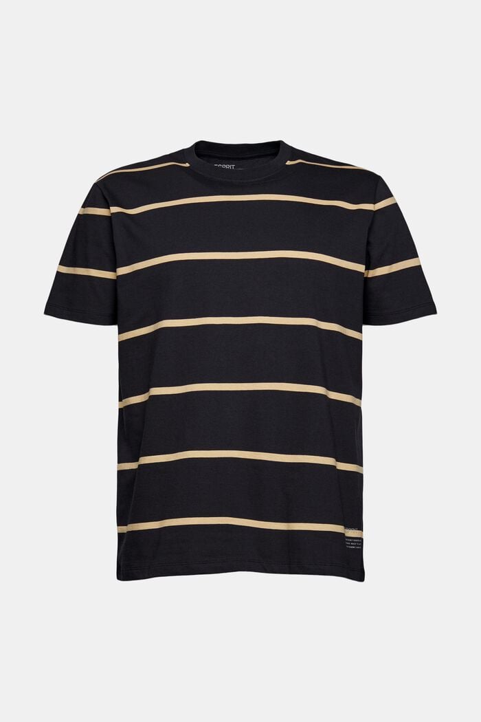 Jersey-Shirt aus 100% Baumwolle, BLACK, detail image number 6