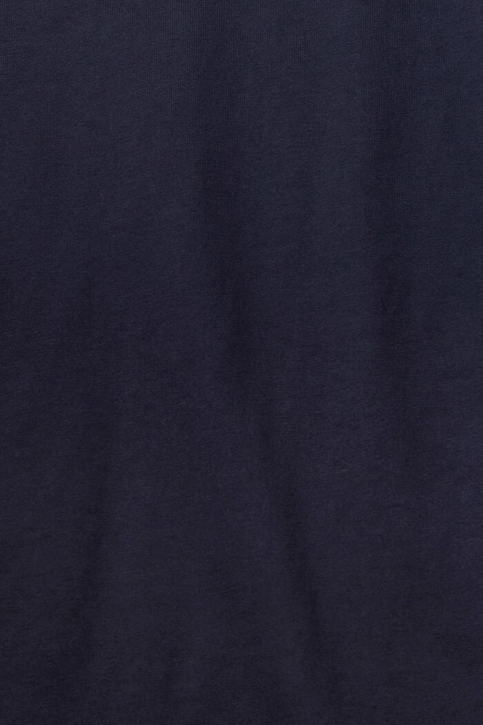 Langarm-Top aus Jersey, 100 % Baumwolle, NAVY, detail image number 4