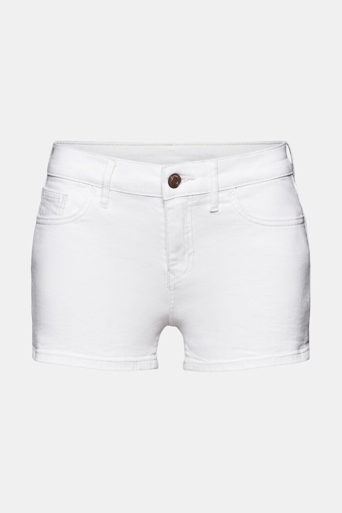 Shorts in schmaler Passform, WHITE, detail image number 7