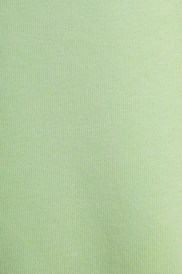 Unisex Logo-Sweatshirt aus Baumwollfleece, LIGHT GREEN, detail image number 4