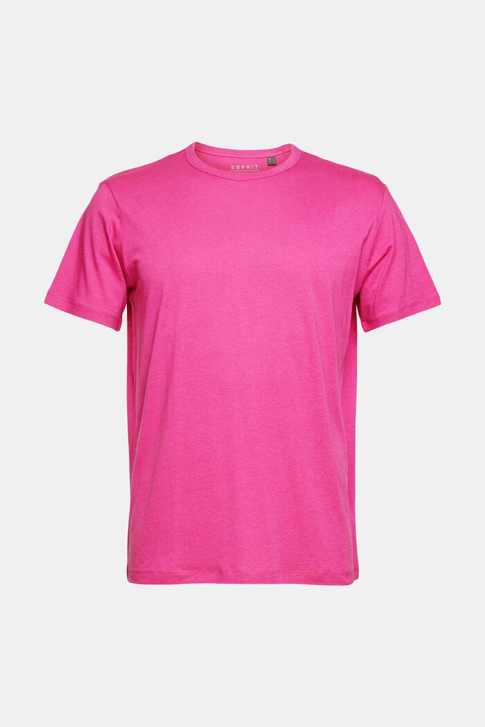 Mit TENCEL™: Basic-T-Shirt , BLUSH, detail image number 6