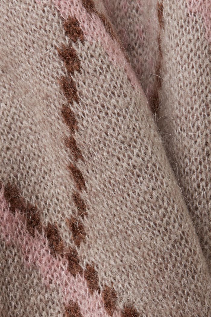 Wollmix-Pullover mit Mohair, LIGHT TAUPE, detail image number 5