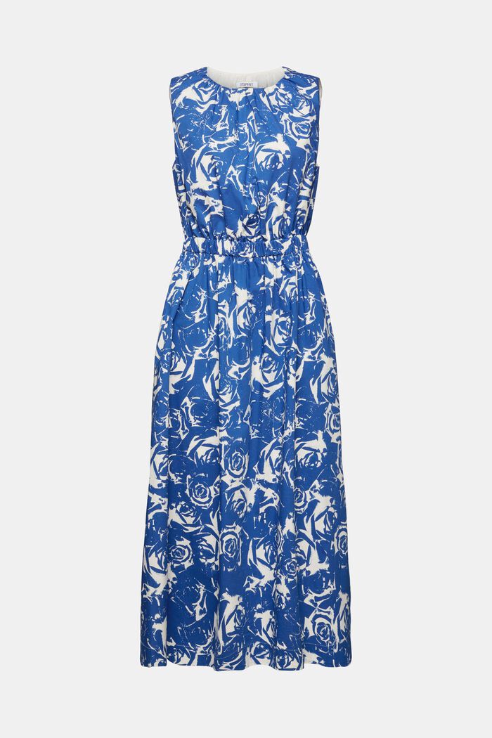 A-Linien-Kleid mit Print, BRIGHT BLUE, detail image number 5