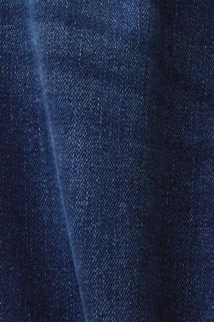 Recycelt: Bootcut-Jeans mit hohem Bund, BLUE LIGHT WASHED, detail image number 6