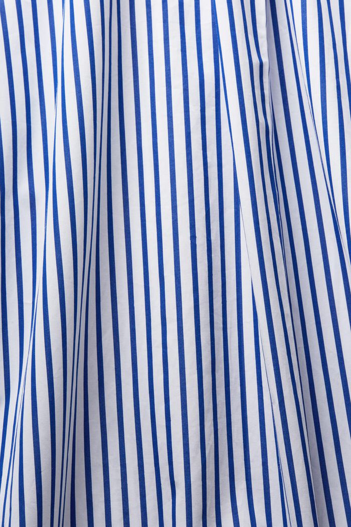 Gestreiftes Hemd aus Popeline, BRIGHT BLUE, detail image number 5