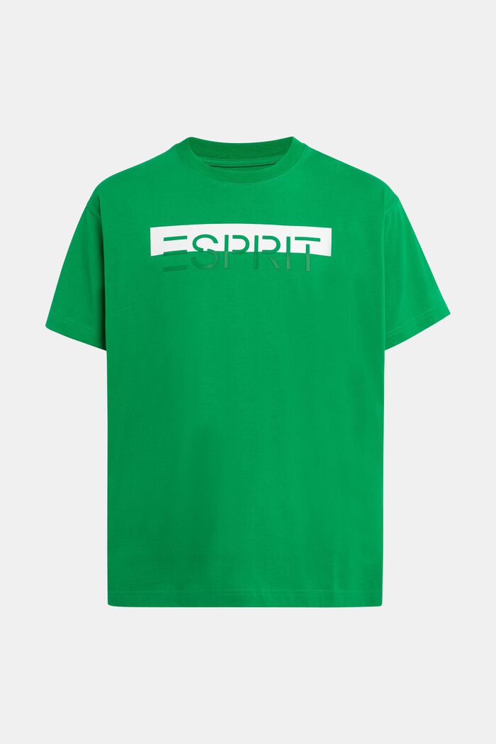 T-Shirt mit Logo-Applikation, GREEN, detail image number 5
