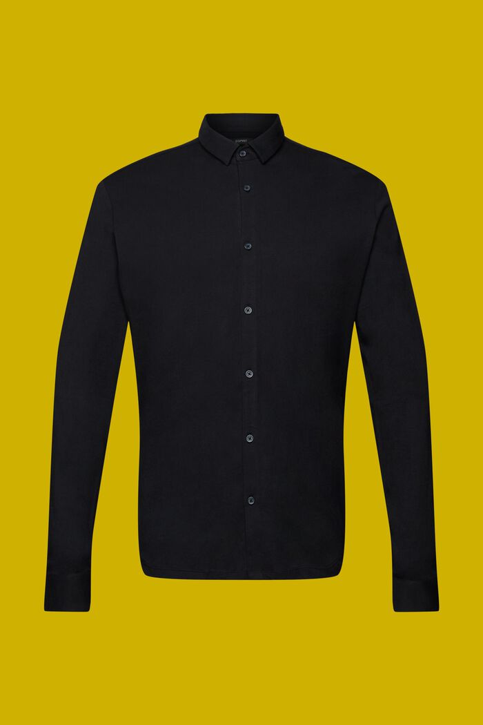 Langärmliges Jersey-Top, 100 % Baumwolle, BLACK, detail image number 5