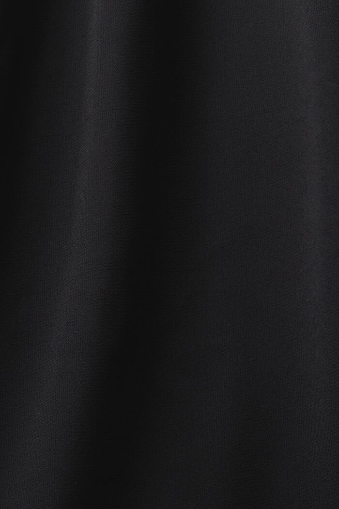 Langärmlige Chiffonbluse, BLACK, detail image number 4