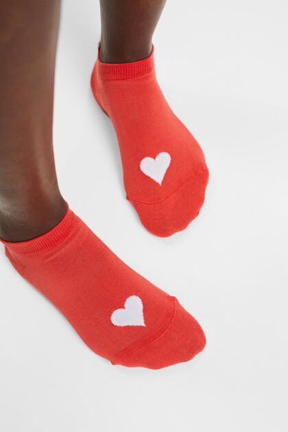 Herz-Socken im 2er-Set + kostenloses Armband LOVE