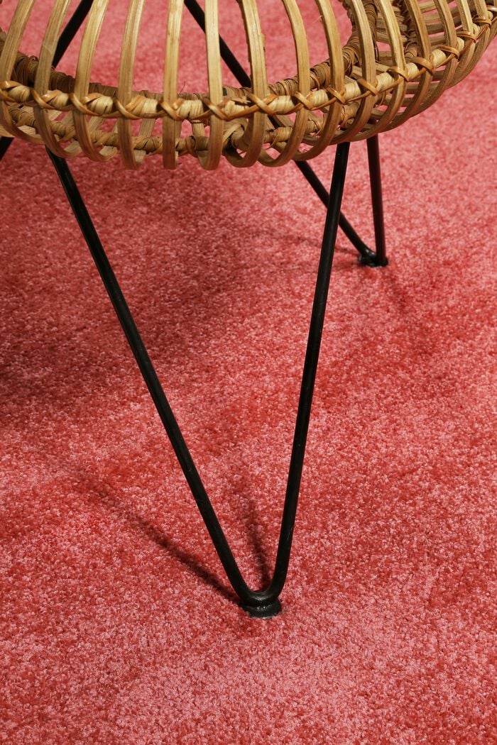 Web-Teppich, einfarbig und weich, PINK, detail image number 1