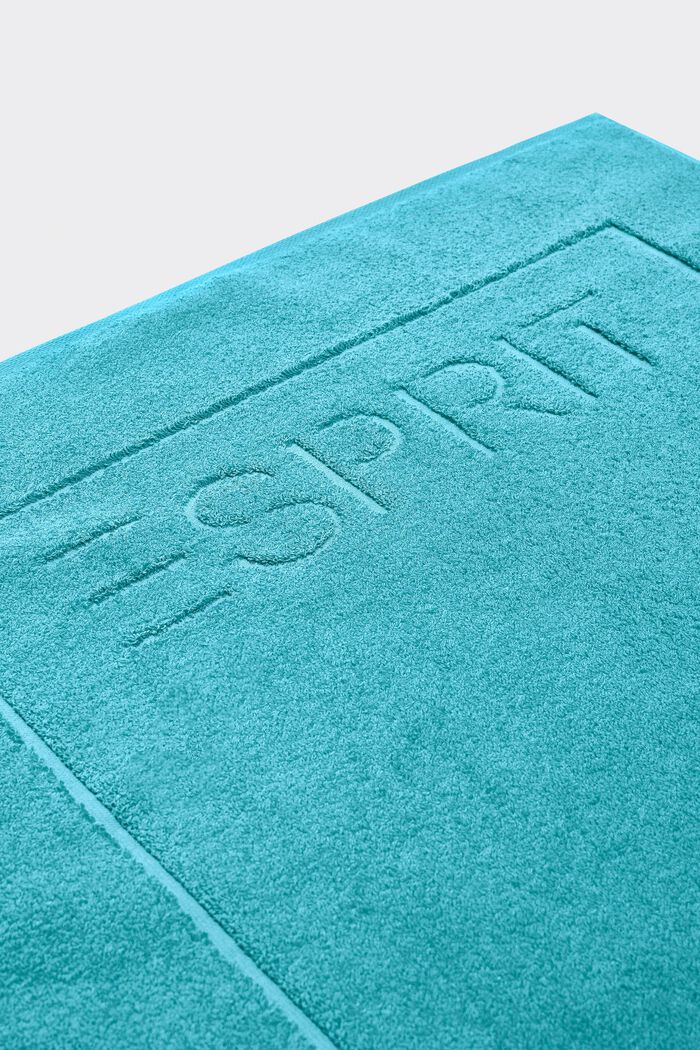 Frottee-Badematte aus 100% Baumwolle, TURQUOISE, detail image number 2