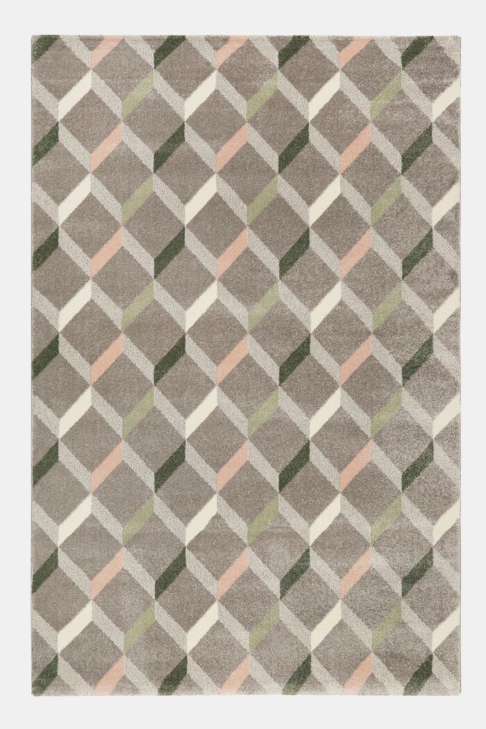 Home Teppiche | Web-Teppich mit dekorativem Rautenmuster - TA18549