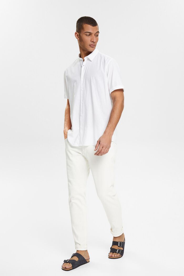 Kurzärmeliges Hemd, WHITE, detail image number 2
