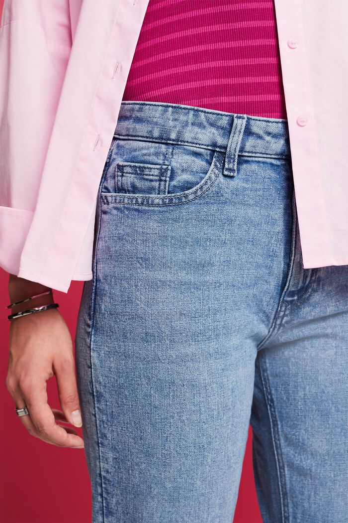 Cropped Mom-Jeans, BLUE BLEACHED, detail image number 2