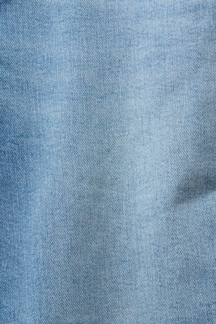 Ankle-Jeans – gerade Passform, mittelhoher Bund, BLUE LIGHT WASHED, detail image number 6