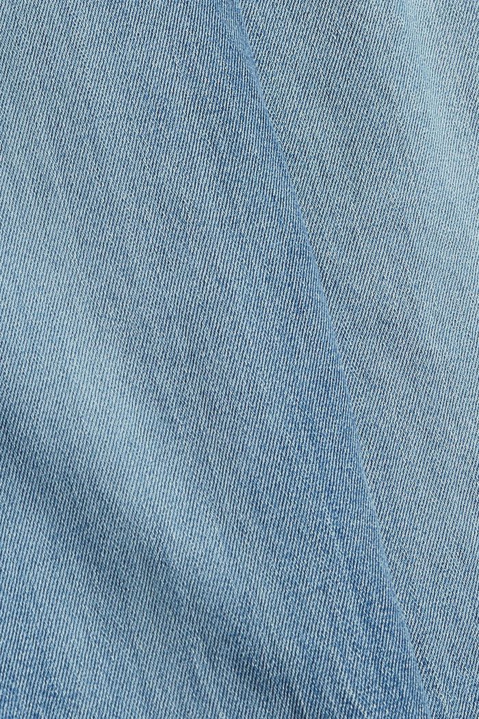Stretch-Jeans mit Waschung, Bio-Baumwolle, BLUE MEDIUM WASHED, detail image number 4