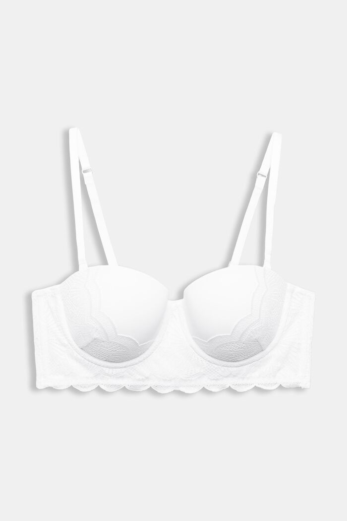 Bras with wire, WHITE, detail image number 5