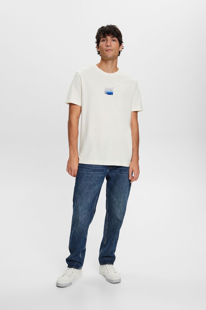Bedrucktes Jersey-T-Shirt, 100 % Baumwolle, ICE, detail image number 4