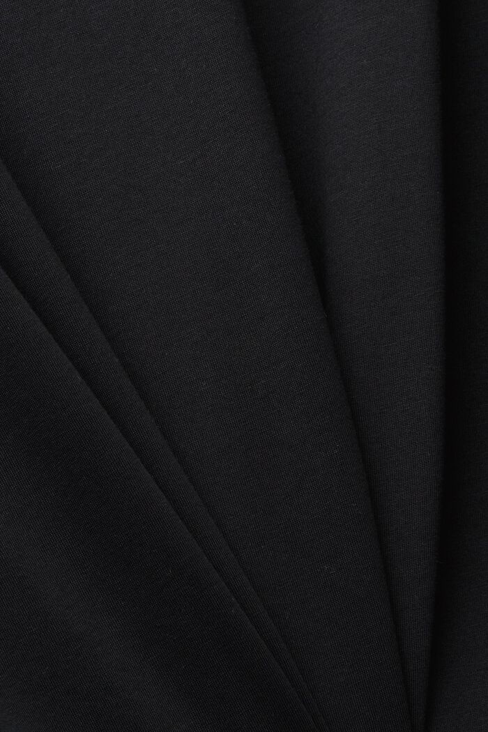 Jersey-T-Shirt mit Print, BLACK, detail image number 4