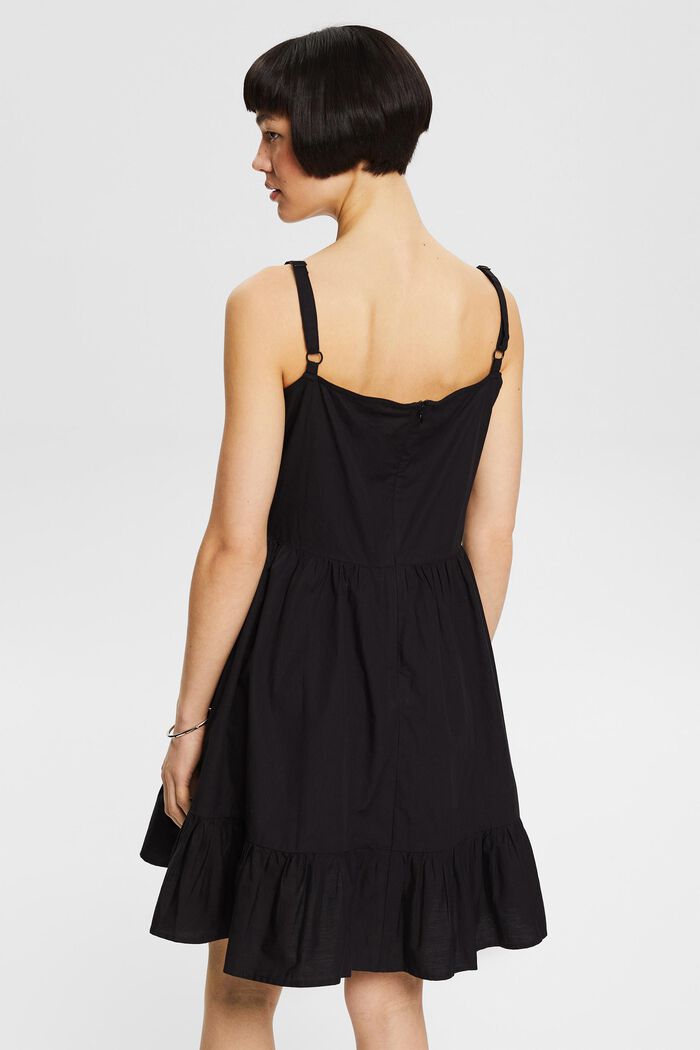 Kleid mit Volantsaum, BLACK, detail image number 2